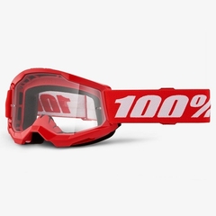 GAFAS 100% STRATA2 ROJAS - TRANSPARENTE