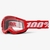 GAFAS 100% STRATA2 ROJAS - TRANSPARENTE
