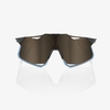 GAFAS 100% HYPERCRAFT MATE NEGRA SOFT LENTE DORADO ESPEJO - comprar online
