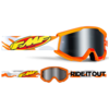 GAFAS FMF 100% POWERCORE ASSAULT CAMO /GRIS/NARANJA (Lente Silver Espejo) - comprar online