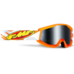 GAFAS FMF 100% POWERCORE ASSAULT CAMO /GRIS/NARANJA (Lente Silver Espejo)
