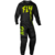UNIFORME NIÑO FLY RACING F-16 NEGRO/VERDE NEON/GRIS 2024
