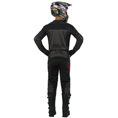 UNIFORME ONEAL ELEMENT RACEWEAR BLK/GRY/RED - comprar online