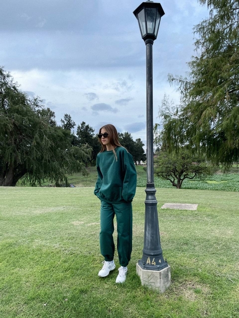 Pantalon Jogger Verde Ingles