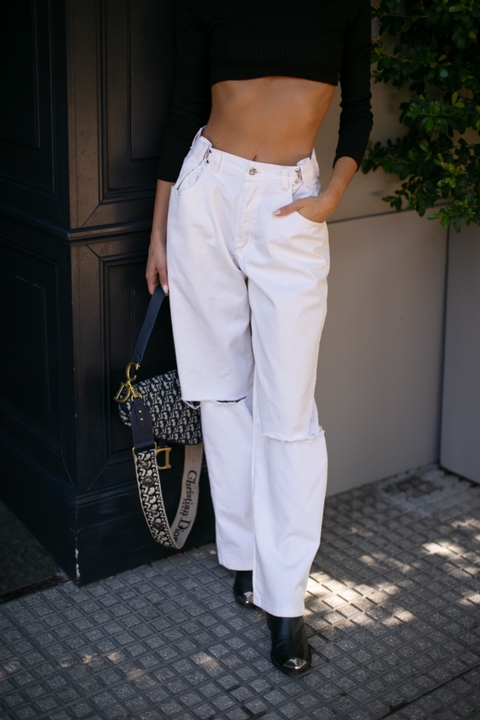 Pantalon Sophia blanco