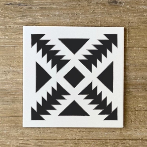Plantilla Stencil Modelo Azteca 15x15 Decox2lab