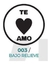 Sellos Línea Cookies 3 HyN - TE AMO - comprar online