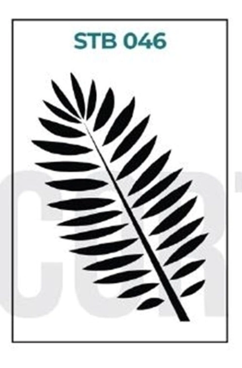 Stencils - Linea B 46 - Hyn - Hoja Pluma