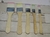 Set Kit Pinceletas Cerda Sintetica Nº 5/ 4/ 3/ 2/ 1