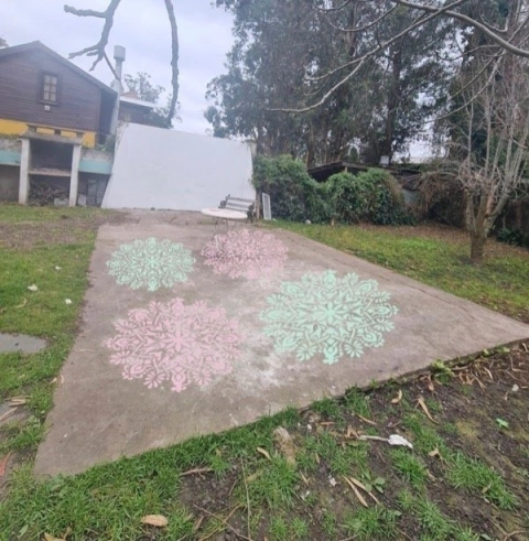 Plantilla Stencil Modelo MANDALA ELIDA 30x60 Decox2lab