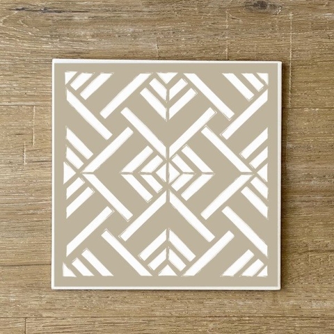 Plantilla Stencil Modelo Geometrica 20x20 Decox2lab