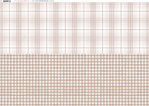 La Tiendita Shabby Chic - Lamina De Seda 50x70 - BASE12