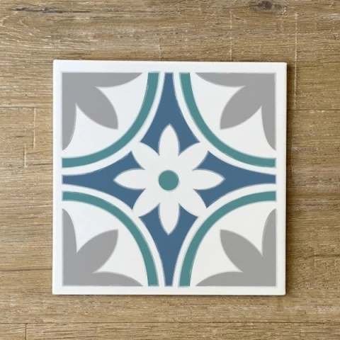 Plantilla Stencil Flor 30x30 Decox2lab