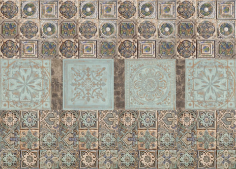 La Tiendita Shabby Chic - Lamina De Seda 50x70 - CERAMIC 5