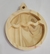 Figura Madera Pino Cuenco Borla Navidad Chico 16cm
