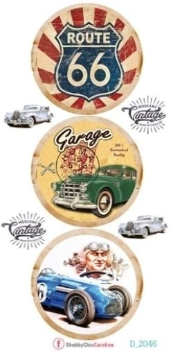 Etiqueta Autoadhesiva Caroline Shabby Chic - D2046