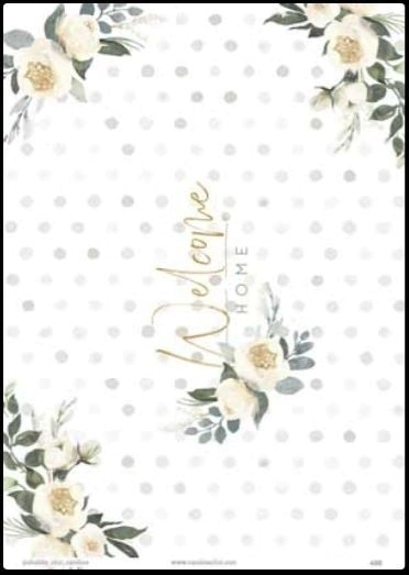Etiqueta Autoadhesiva Caroline Shabby Chic - GR488N