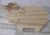 FIGURA OVEJA MADERA PINO