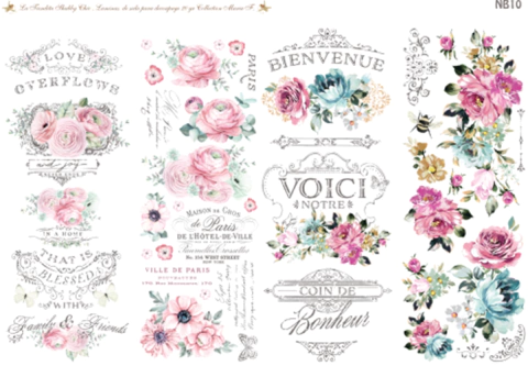 La Tiendita Shabby Chic - Lamina De Seda 50x70 - NB10