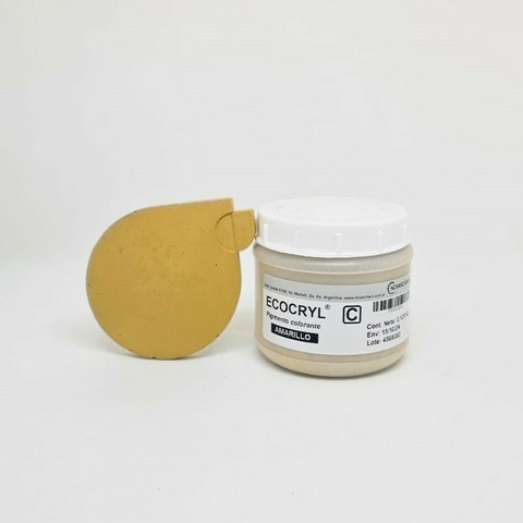 PIGMENTO INORGANICO 125grs COLOR AMARILLO - NOVARCHEM