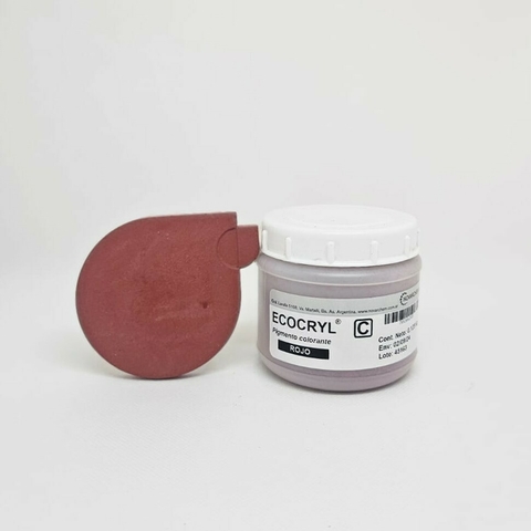PIGMENTO INORGANICO 125grs COLOR ROJO - NOVARCHEM