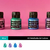KIT METALIZADAS PINTURA PARA TELA COLORES SURTIDOS 40CC OH MY CHALK en internet