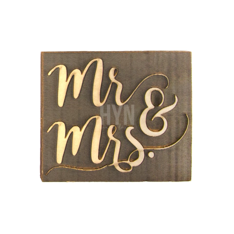 Sellos Línea G 24 - HyN - Mr & Mrs