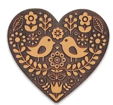 Sellos Línea G 48 Corazon pajaritos flores HyN