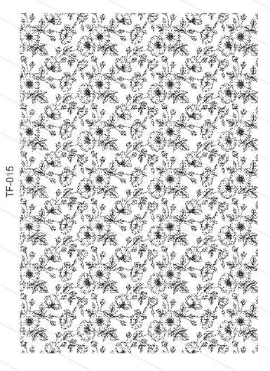 LAMINA TRANSFERFOLEX - TF015 BLANCO 35X50 - BUENOS DESEOS