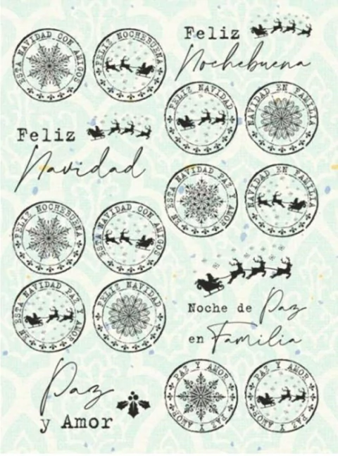 LAMINA TRANSFERFOLEX - TF1021 NEGRO 27x36 - BUENOS DESEOS