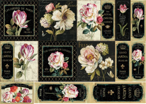 La Tiendita Shabby Chic - Lamina De Seda 50x70 - VSN13