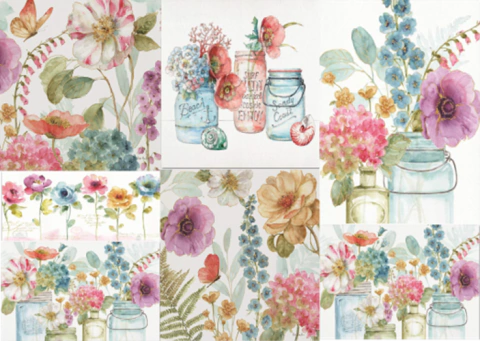 La Tiendita Shabby Chic - Lamina De Seda 50x70 - Vsn25