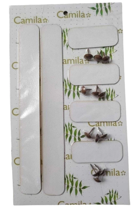 ECO CUERO TIRAS GRANDES EC7 BLANCO