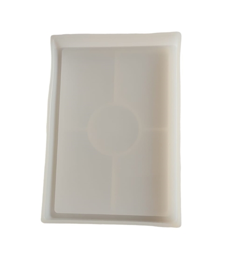 Molde Silicona Para Bandeja Rectangular Resina