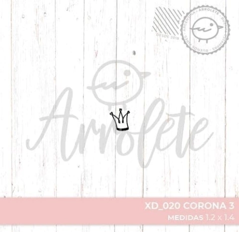 SELLO POLIMERO FLEXIBLE LINEA MINI XD020 CORONA 3- ARROLETE