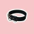 Choker 'Lester' 30 mm cuerina negra Talle S