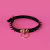 Choker con púas negro charol 'Ninfa Punk'