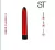 Balita vibradora rojo metalizada 'Vibro Classic 2'