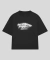 Remera Flame Horse Negra Boxy
