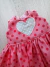 Vestido rosa pink de bolinhas e laço. - loja online