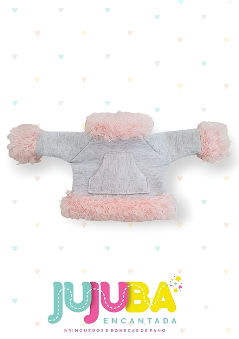 Blusa de moletom com pelucia.