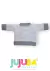 Blusa de moletom cinza com bolsinho canguru. - comprar online