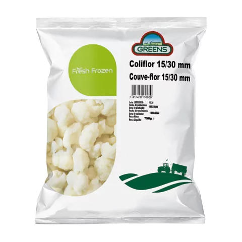 Coliflor Congelada Greens 750grs