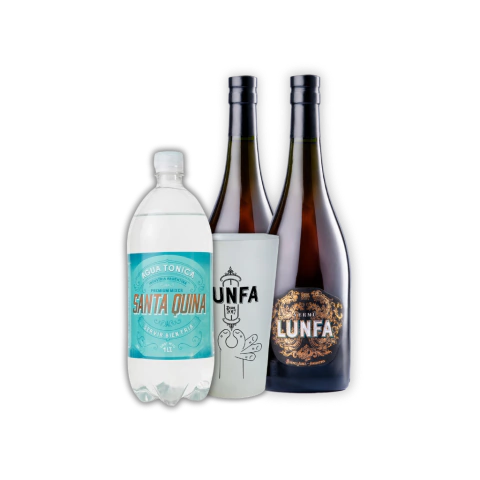 2+1 Lunfa Rosso + Vaso + Santa Quina