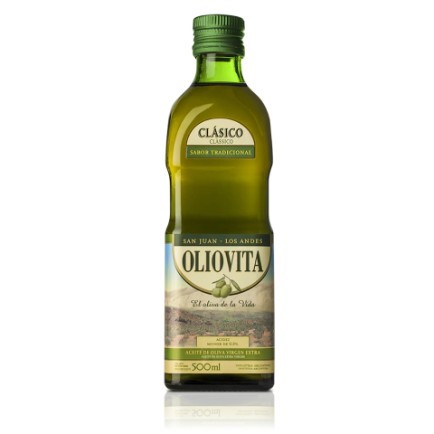 Aceite Oliovita Vidrio Clásico 500ml