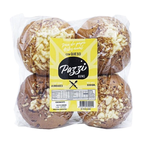 Pan de Papa Artesanal Con Queso Pazzi 4Un