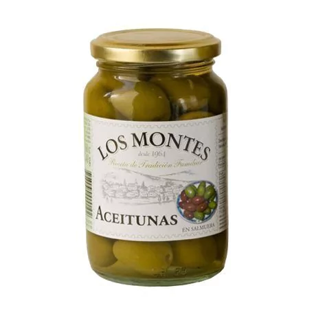 Aceitunas verdes Los Montes 360grs
