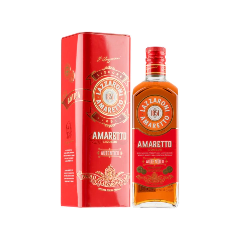 Lazzaroni Amaretto Liqueur Autentico 700ml con Estuche