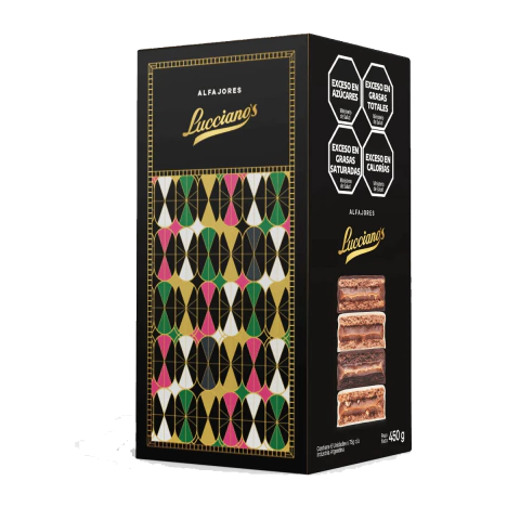 Estuche Alfajores Surtidos Lucciano´s 6Un 480gr - comprar online