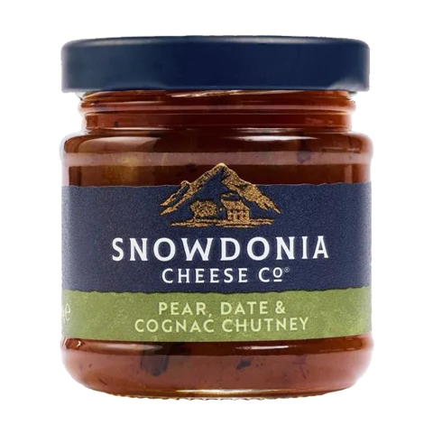 Chutney Pera Datiles & Cognac Snowdonia 110gr - comprar online